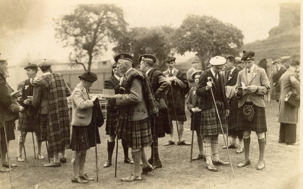 Young Lord Charles Maclean at a gathering in Oban, pre-1936