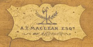 The Ardgour Regalia created for Alexander Thomas Maclean, 15th Laird of Ardgour, c 1871