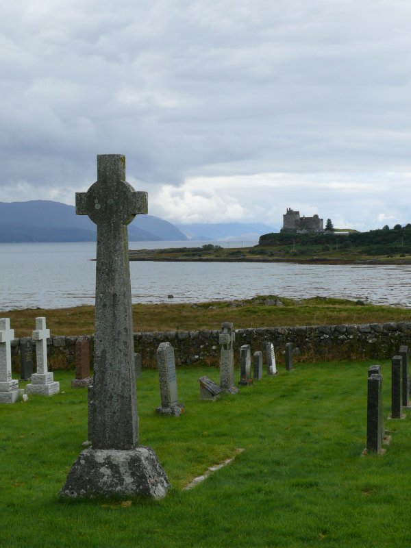 Sir Fitzroy Donald Maclean's Grave looking to Duart