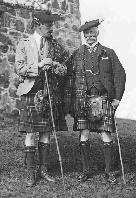 Sir Fitzroy with Maclean of Ardgour durring the 1912 Gathering