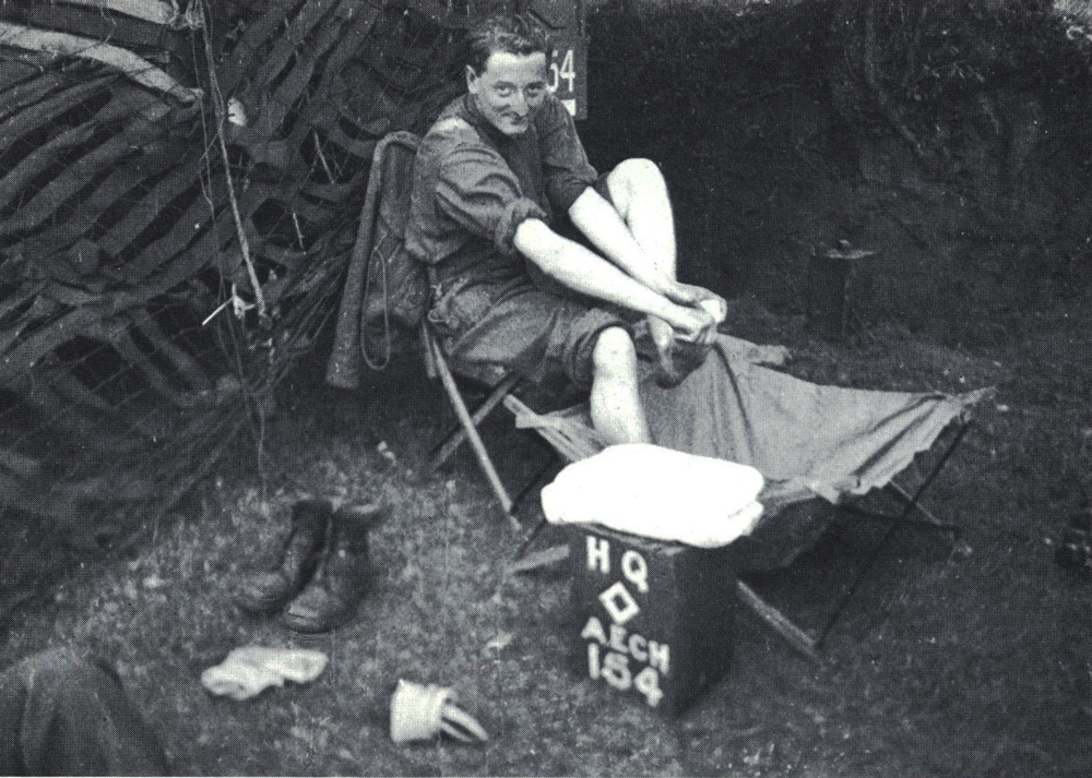 Lord Charles Maclean in Normandy shortly after D-Day