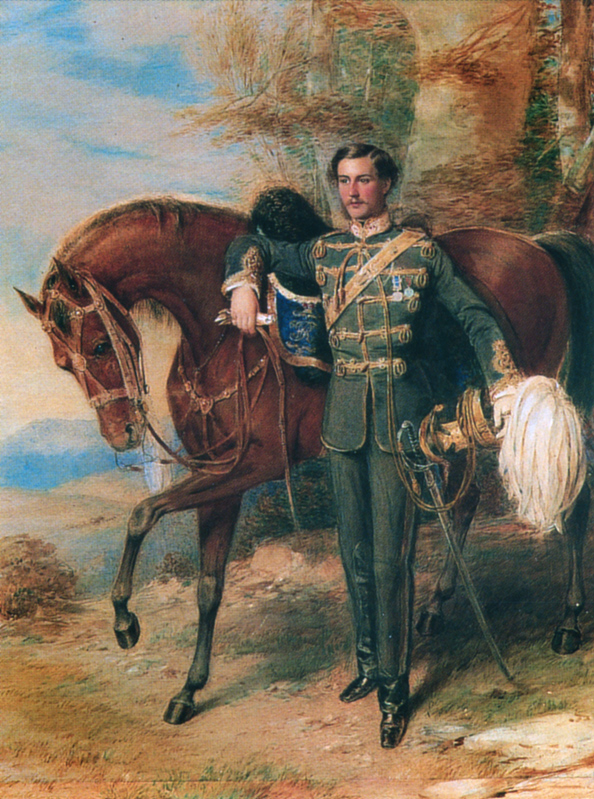 Sir Fitzroy Maclean, 13th Light Dragoons, by Godbola, 1851